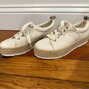 Platform White Shoes